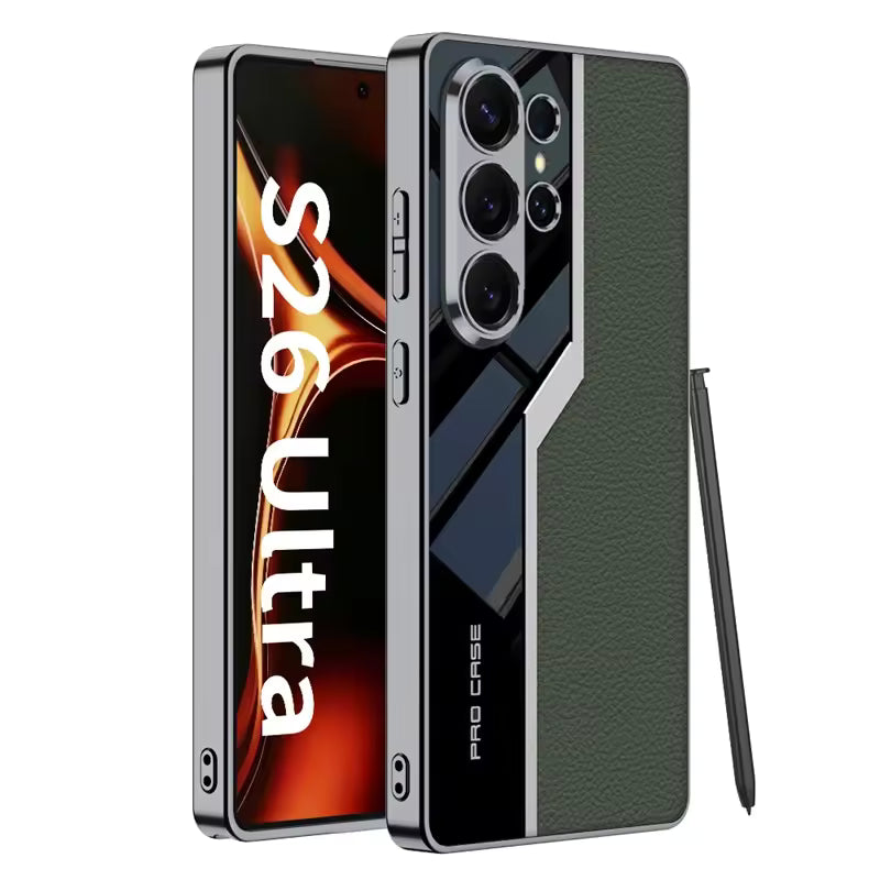 Mobilebies Samsung Galaxy S26 Ultra Hybrid Leather Case Back Cover