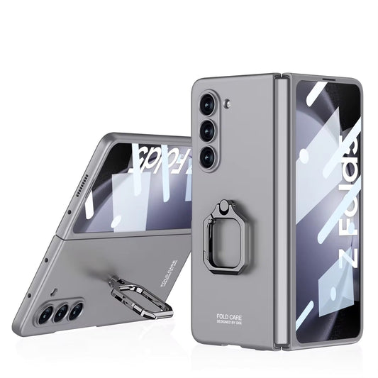 Ultra thin PC and Back Square Holder Case for Samsung Galaxy Z Fold 5