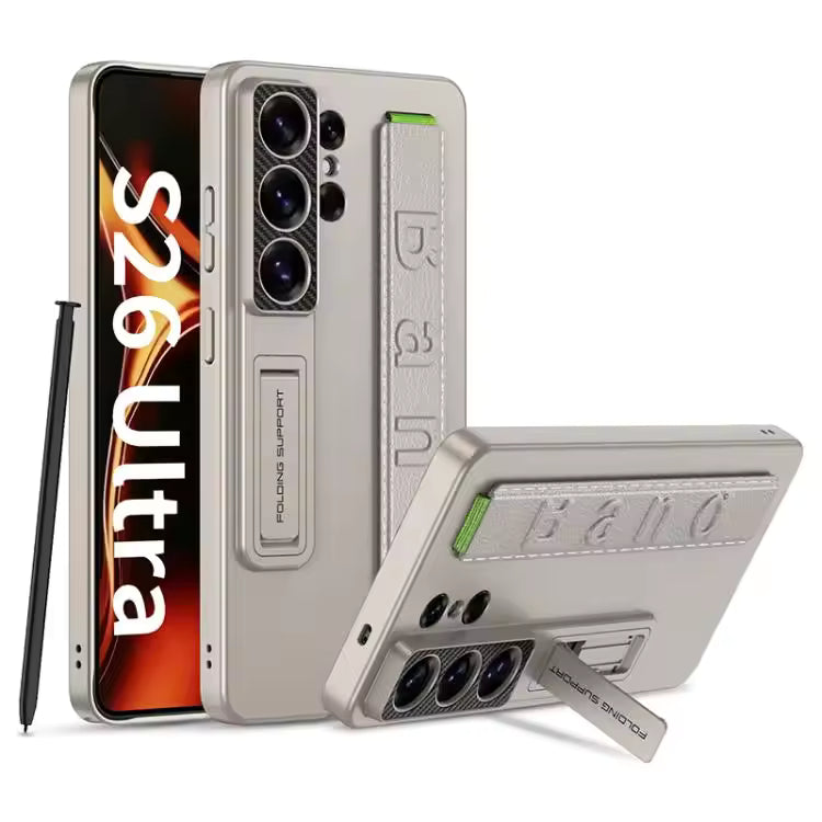 Mobilebies Samsung S26 Ultra Wrist Band Stand Bracket Case Mobile Back Cover Secondary image