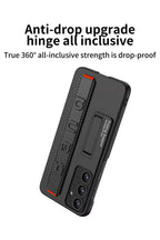 Samsung Galaxy S24 Wrist Band Stand Case Shockproof Phone Case - Mobilebies
