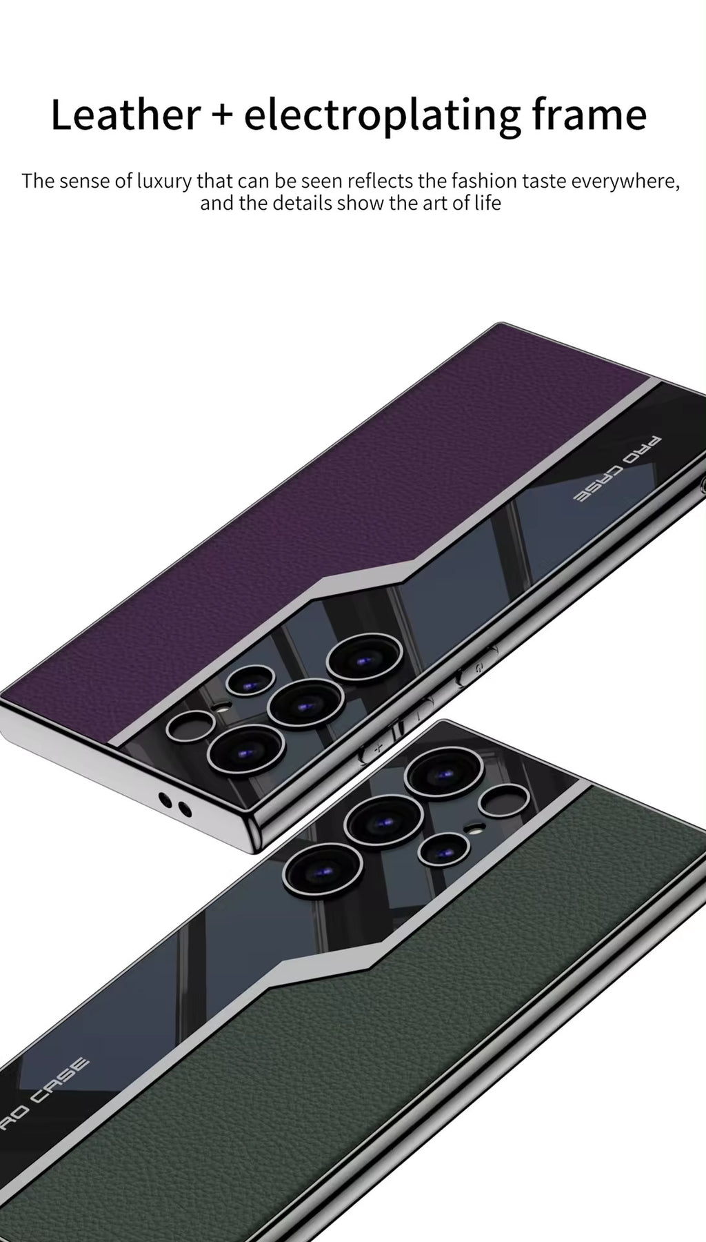 Samsung Galaxy S24 Ultra Hybrid Leather Case