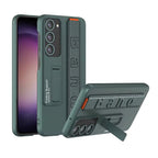 Samsung Galaxy S24 Wrist Band Stand Case Shockproof Phone Case - Mobilebies