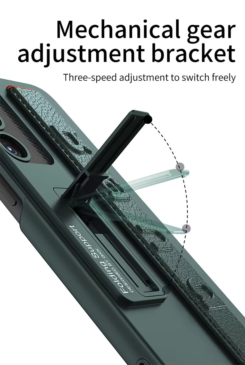 Samsung Galaxy S24 Wrist Band Stand Case Shockproof Phone Case - Mobilebies