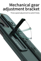 Samsung Galaxy S24 Wrist Band Stand Case Shockproof Phone Case - Mobilebies