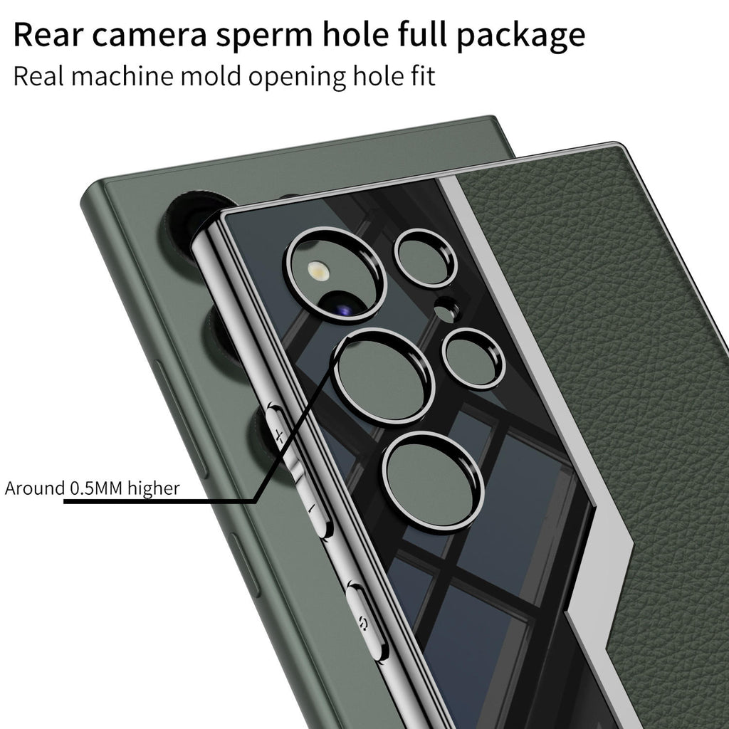 Samsung Galaxy S24 Ultra Hybrid Leather Case