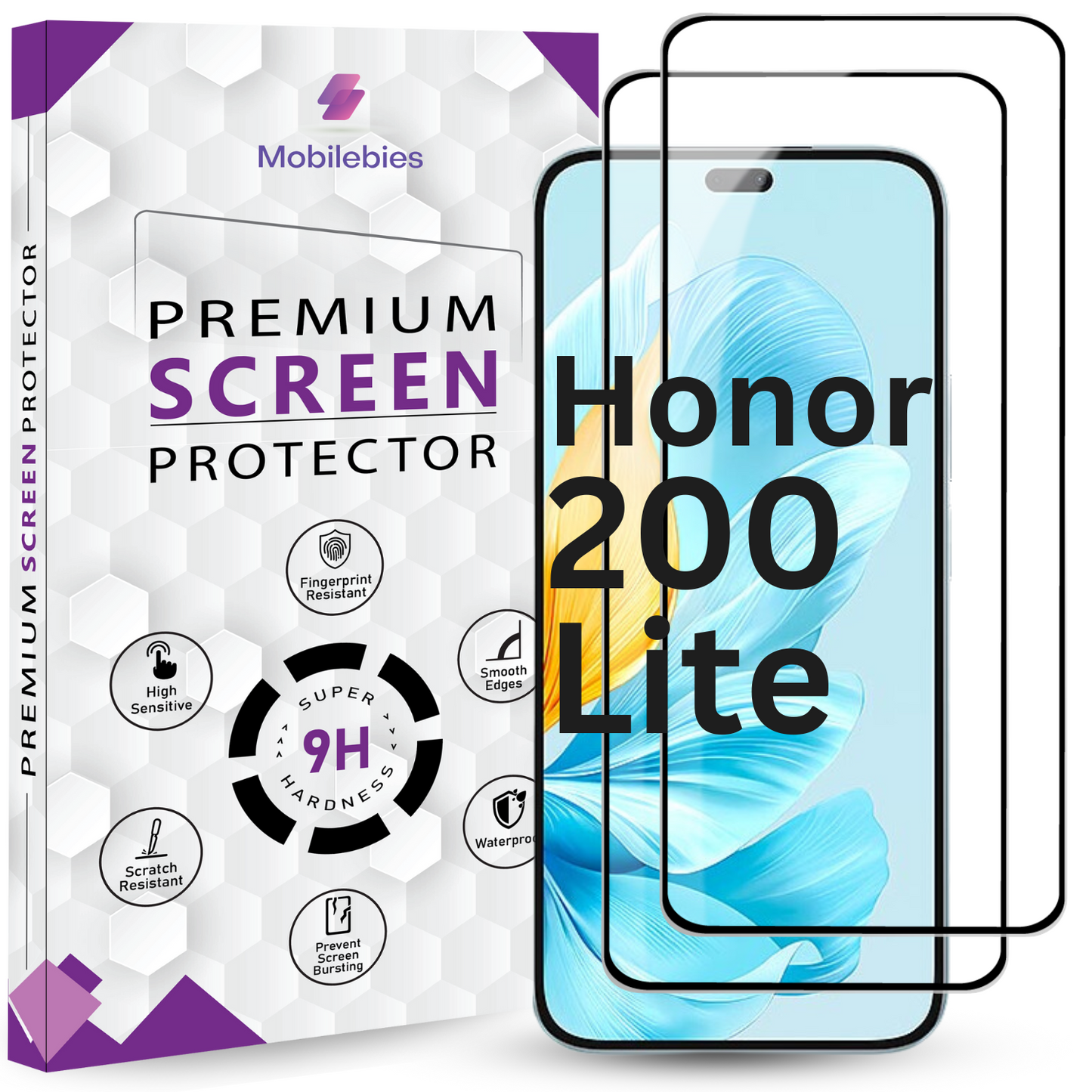 Tempered Glass for Honor 200 Lite Premium Screen Protector Guard