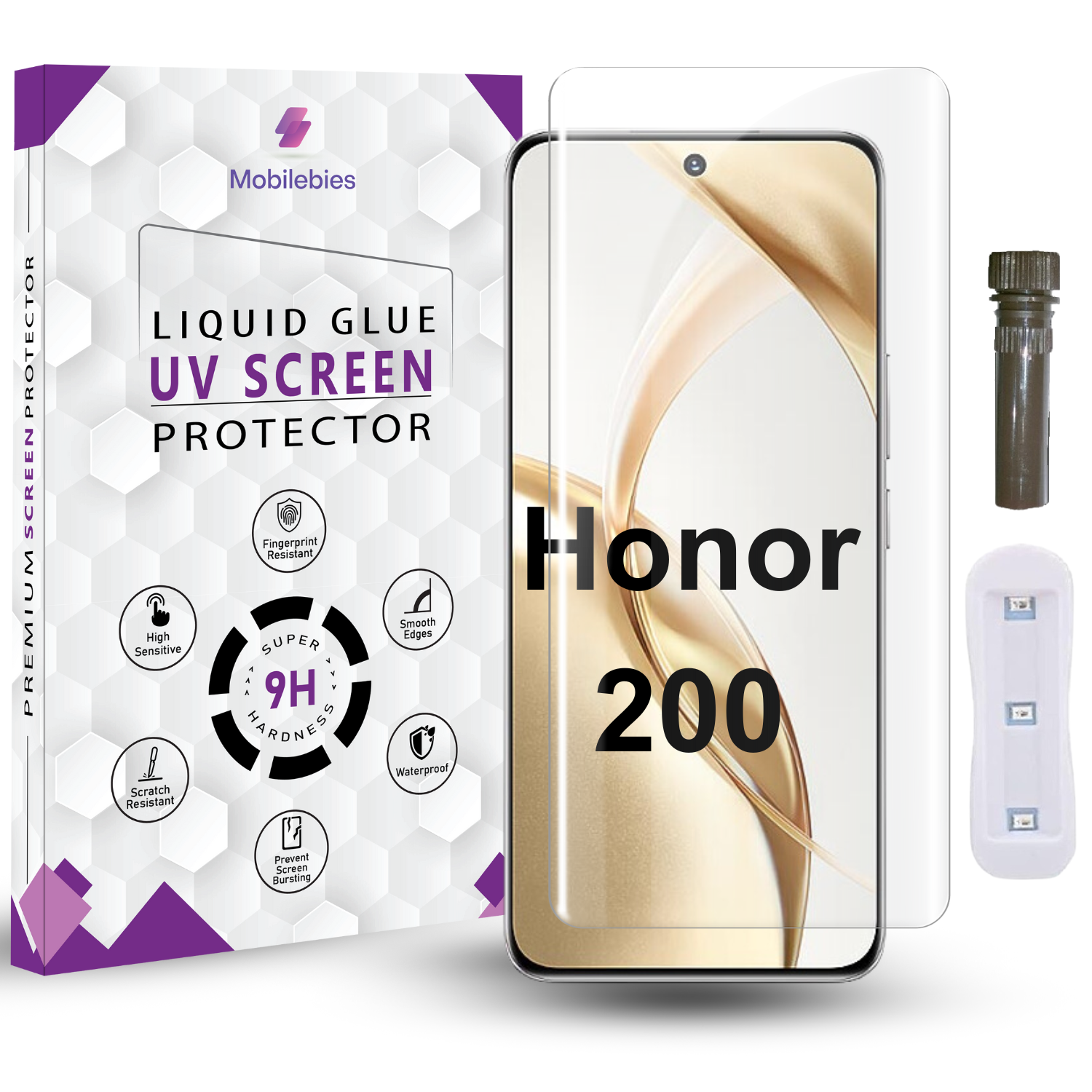 Honor 200 Advanced HD+ UV Glass Screen Protector Main image
