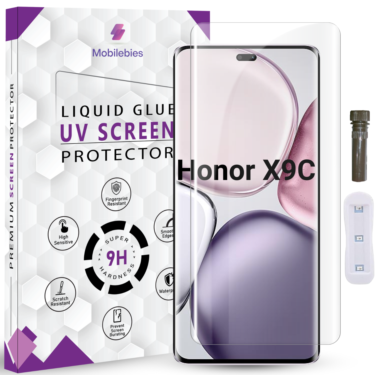 Tempered Glass For Honor X9C Advanced HD+ UV Glass Screen Protector Guard Main image