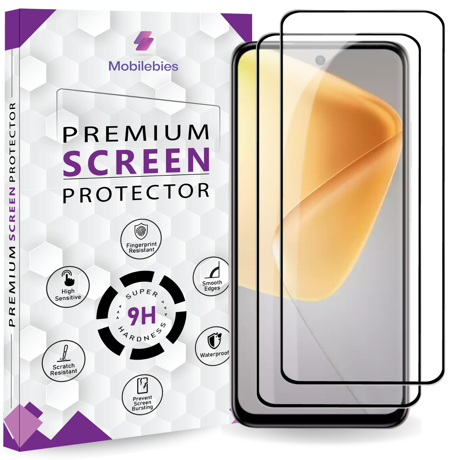 Tempered Glass for Infinix Hot 50i Premium Screen Protector Guard Secondary image