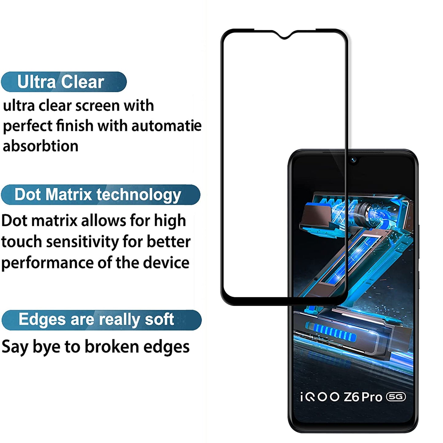 IQOO Z6 Pro Premium Screen Protector Mobilebies