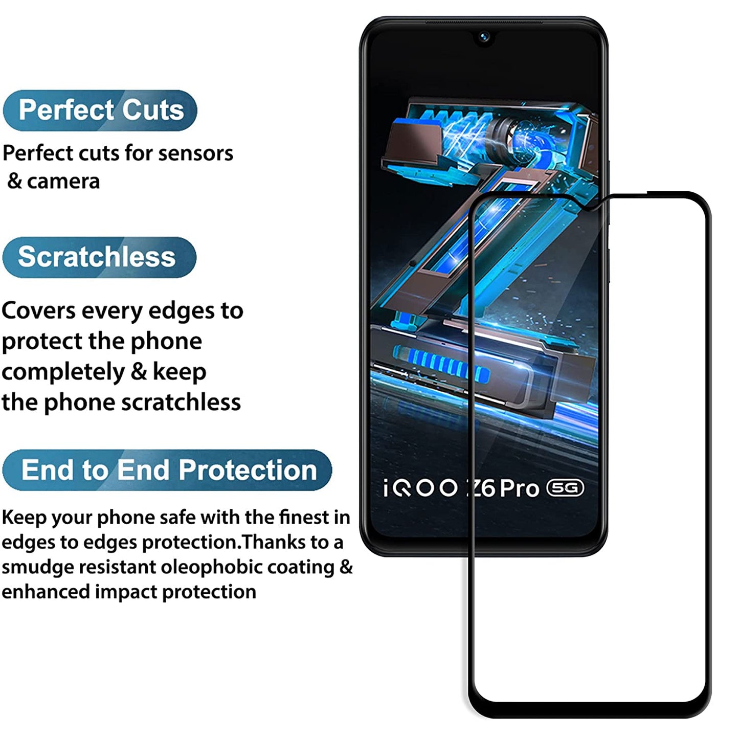 IQOO Z6 Pro Premium Screen Protector Mobilebies