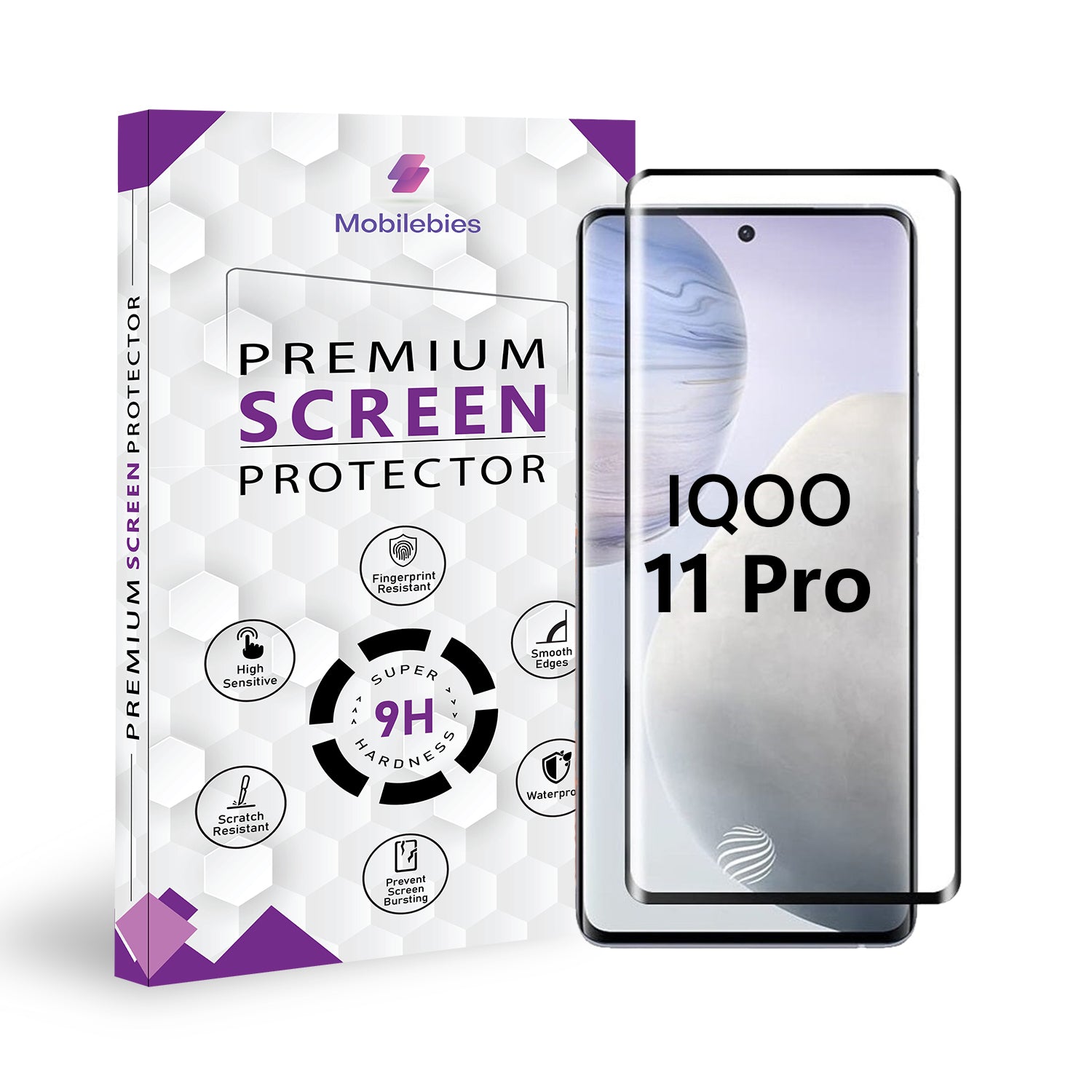 IQOO 11 Pro Full Glue Curved Screen Protector Main image