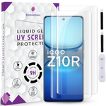 Tempered Glass For iQOO Z10R Premium HD+ UV Glass Screen Protector Guard
