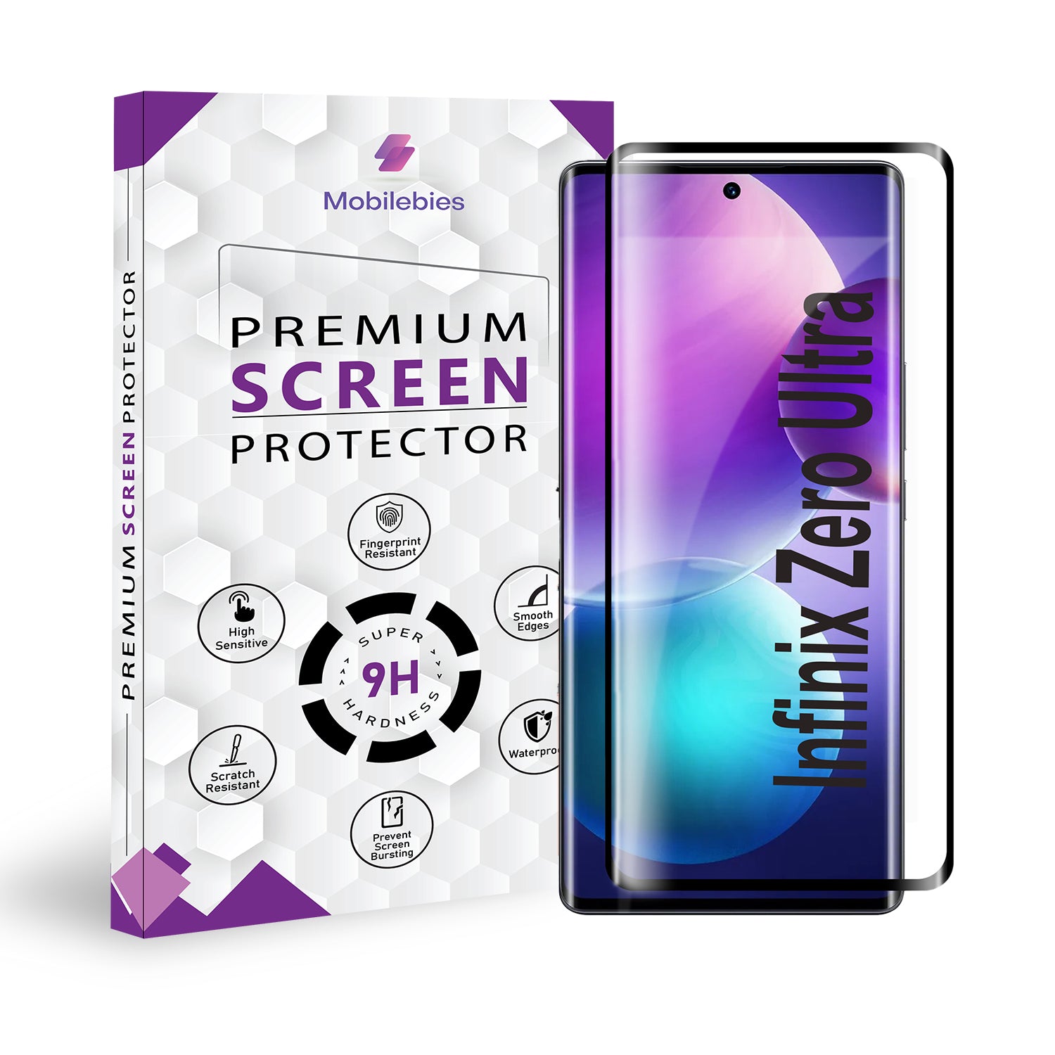 Infinix Zero Ultra Full Glue Curved Screen Protector Main image