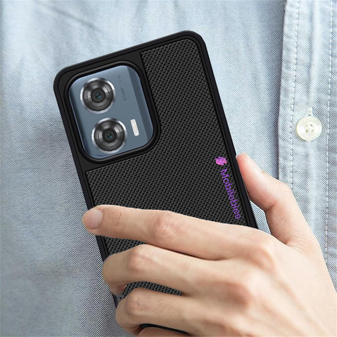 Mobilebies Backcover For Moto Edge 50 Fusion Super Frosted Shield Case With Salient Dots Case