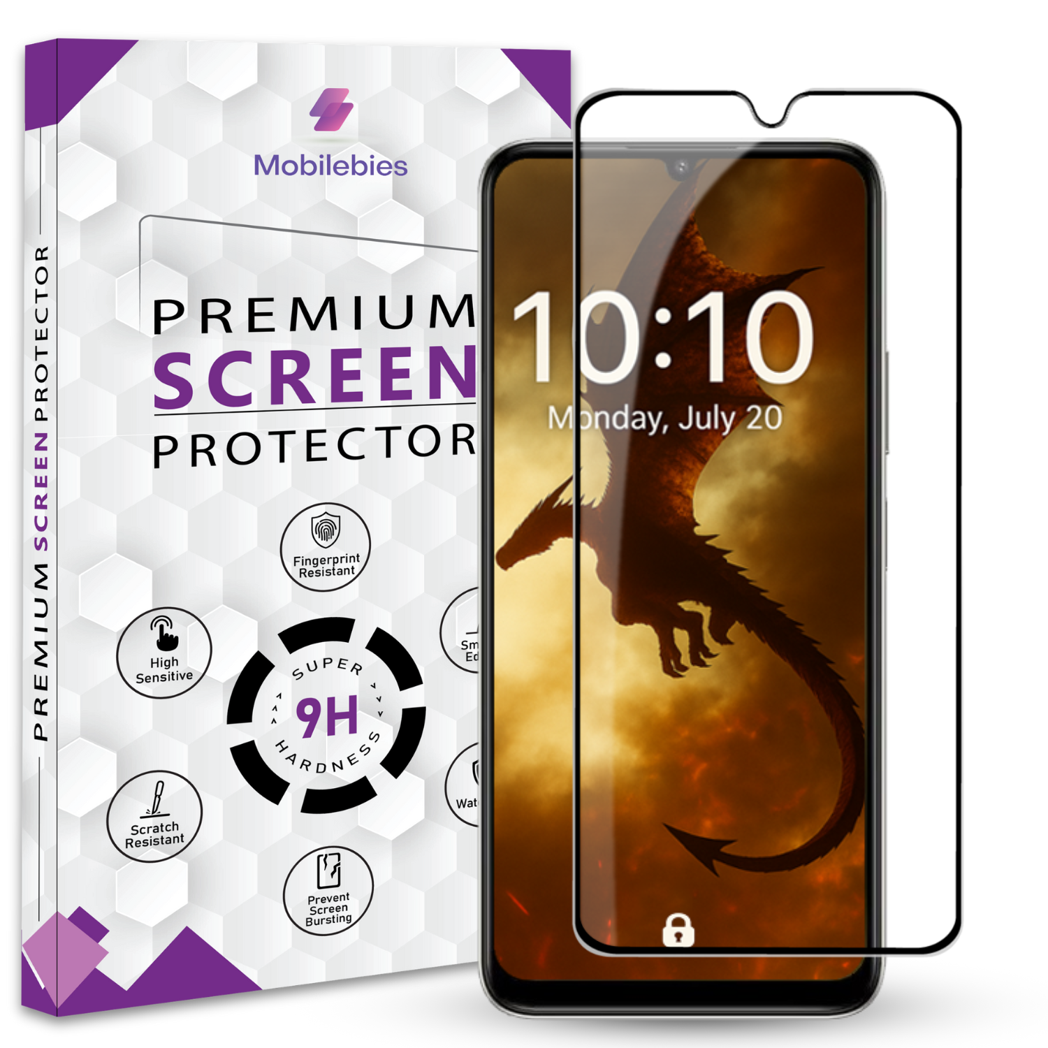 Tempered Glass for Lava Blaze Dragon Premium Screen Protector Guard Main image