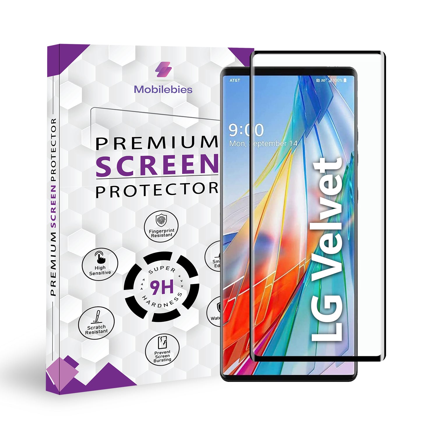 LG Velvet Full Glue Curved Screen Protector Main image
