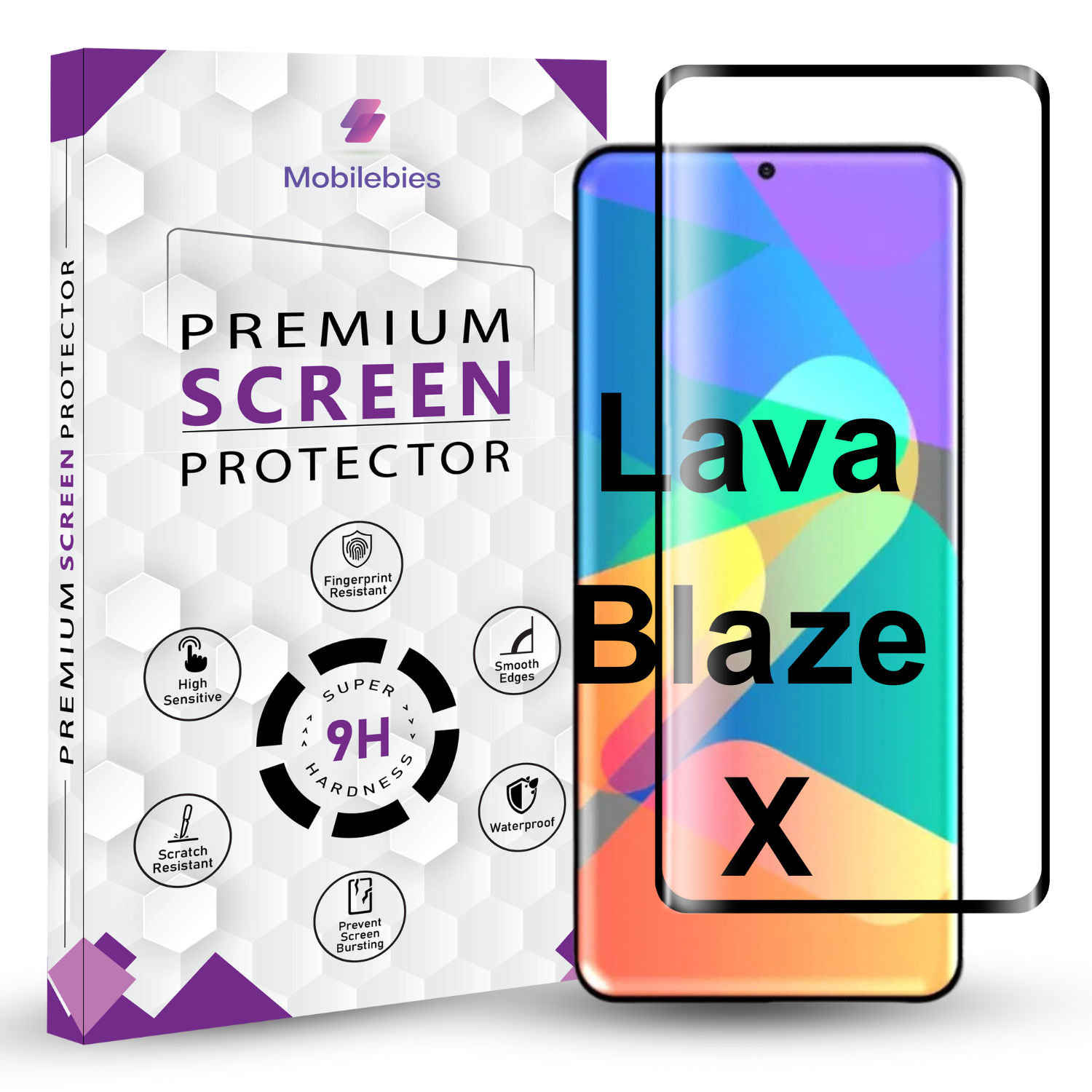 Lava Blaze X Full Glue Screen Protector Main image