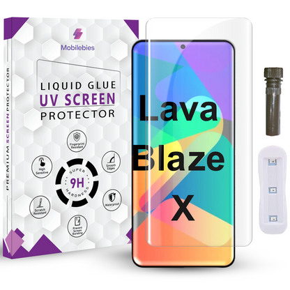 Lava Blaze X Advanced HD+ UV Glass Screen Protector