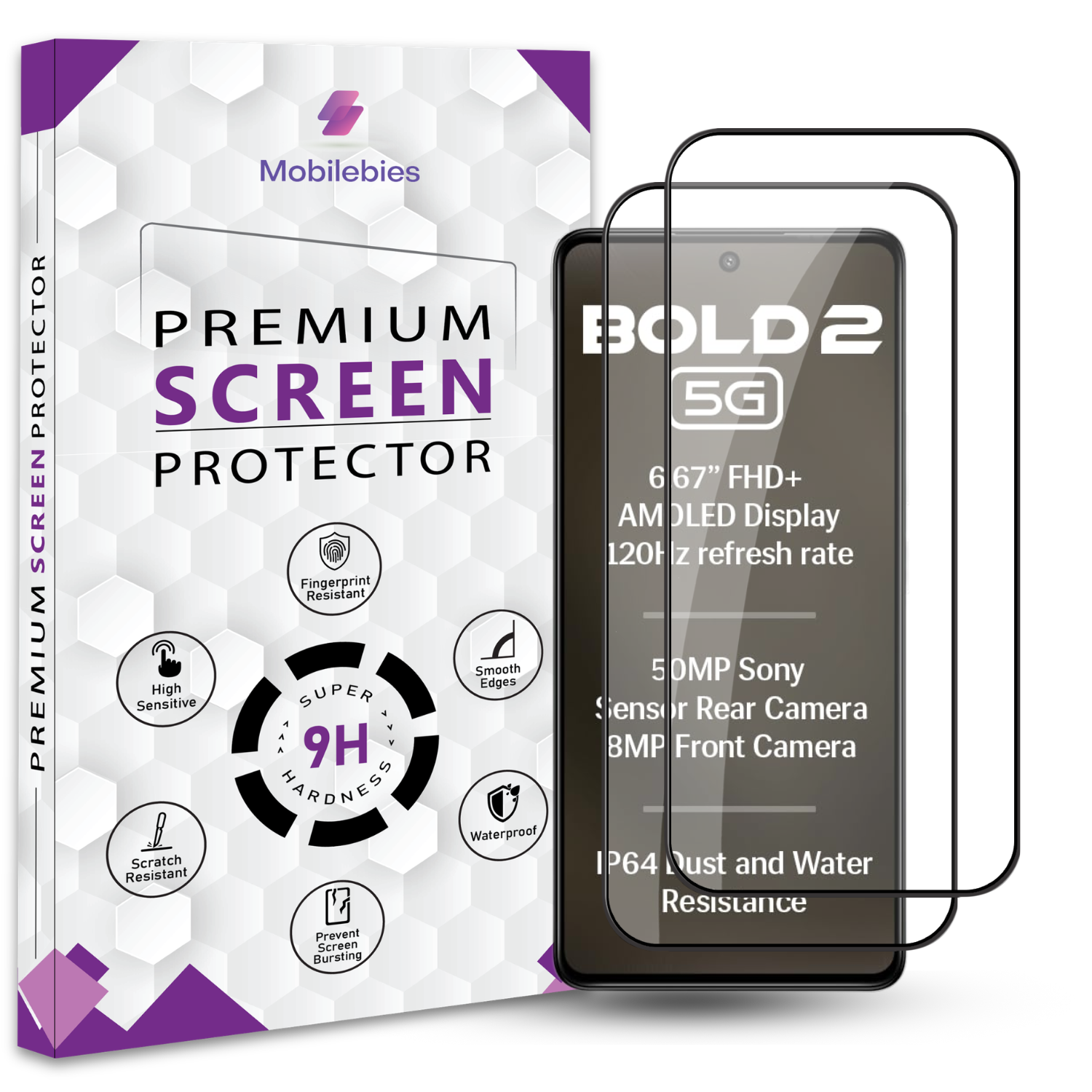 Lava Bold 2 OG Premium Screen Protector Secondary image
