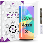 Lava Blaze X Advanced HD+ UV Glass Screen Protector