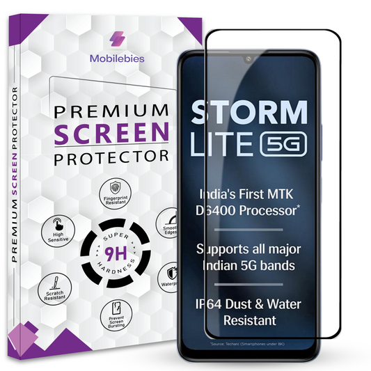 Tempered Glass for Lava Storm Lite 5G Premium Screen Protector Guard