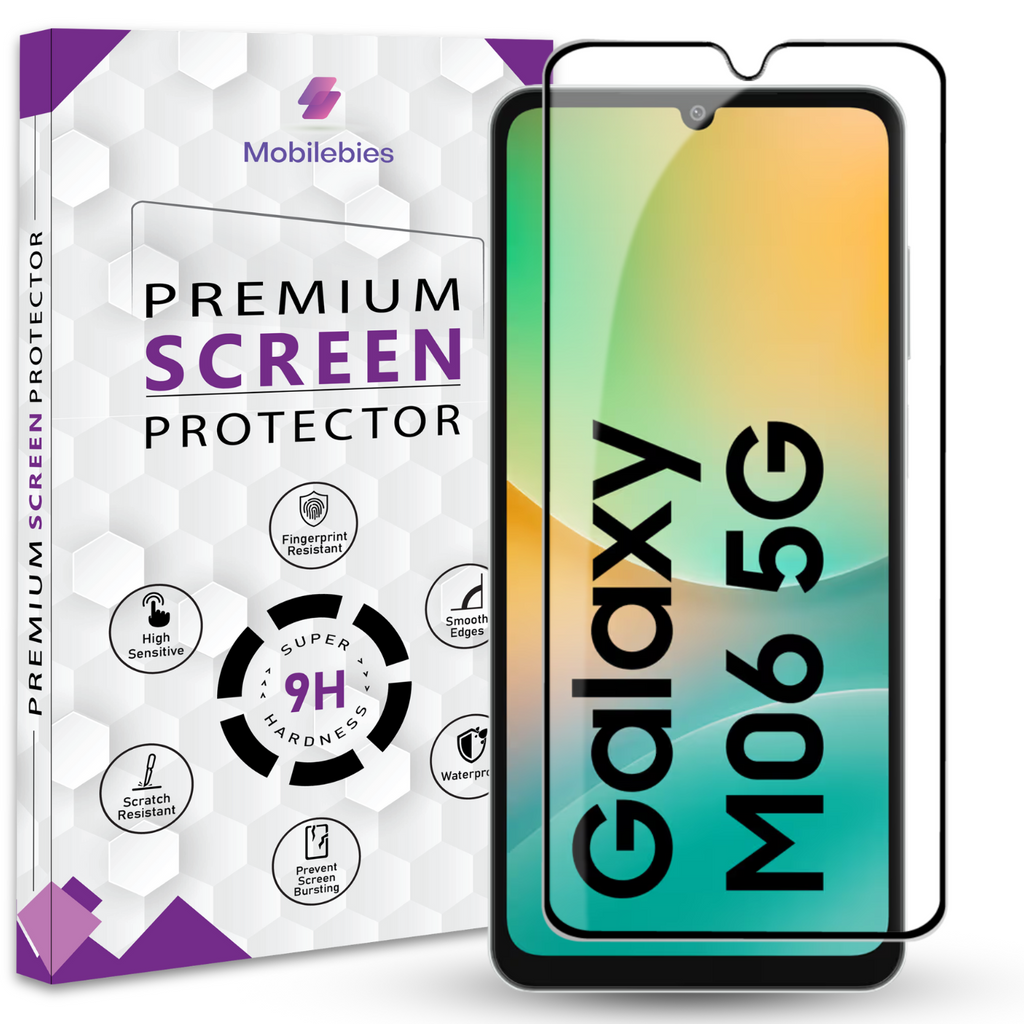 Tempered Glass for Samsung M06 Premium Screen Protector Guard