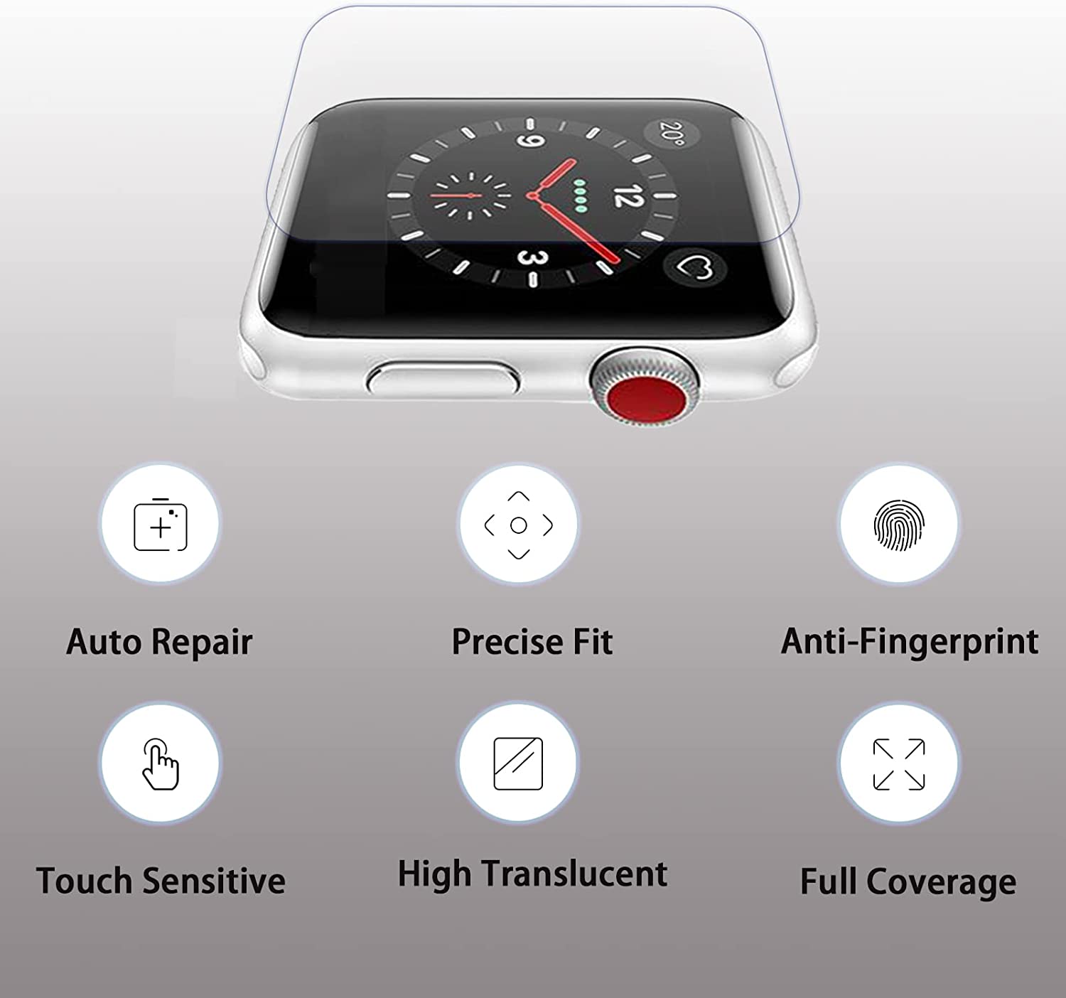 Membrane For Apple Watch 3 / Watch 2 / Watch 1 Series | 42mm Mobilebies