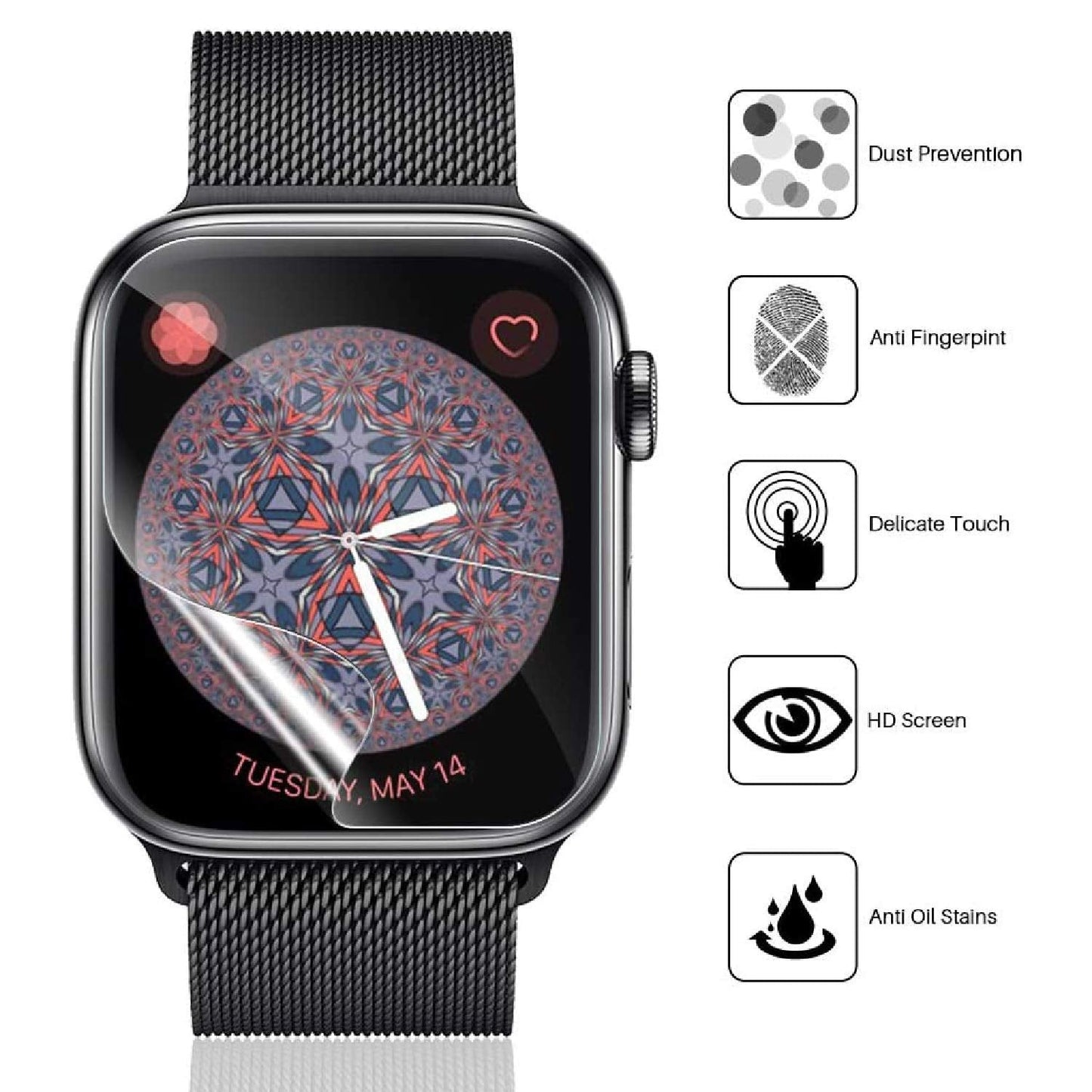 Membrane For Apple Watch 4 / Watch 5 / Watch 6 / Watch SE Series | 44mm Mobilebies