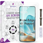 Tempered Glass For Motorola Edge 60 Fusion Advanced HD+ UV Glass Screen Protector Guard