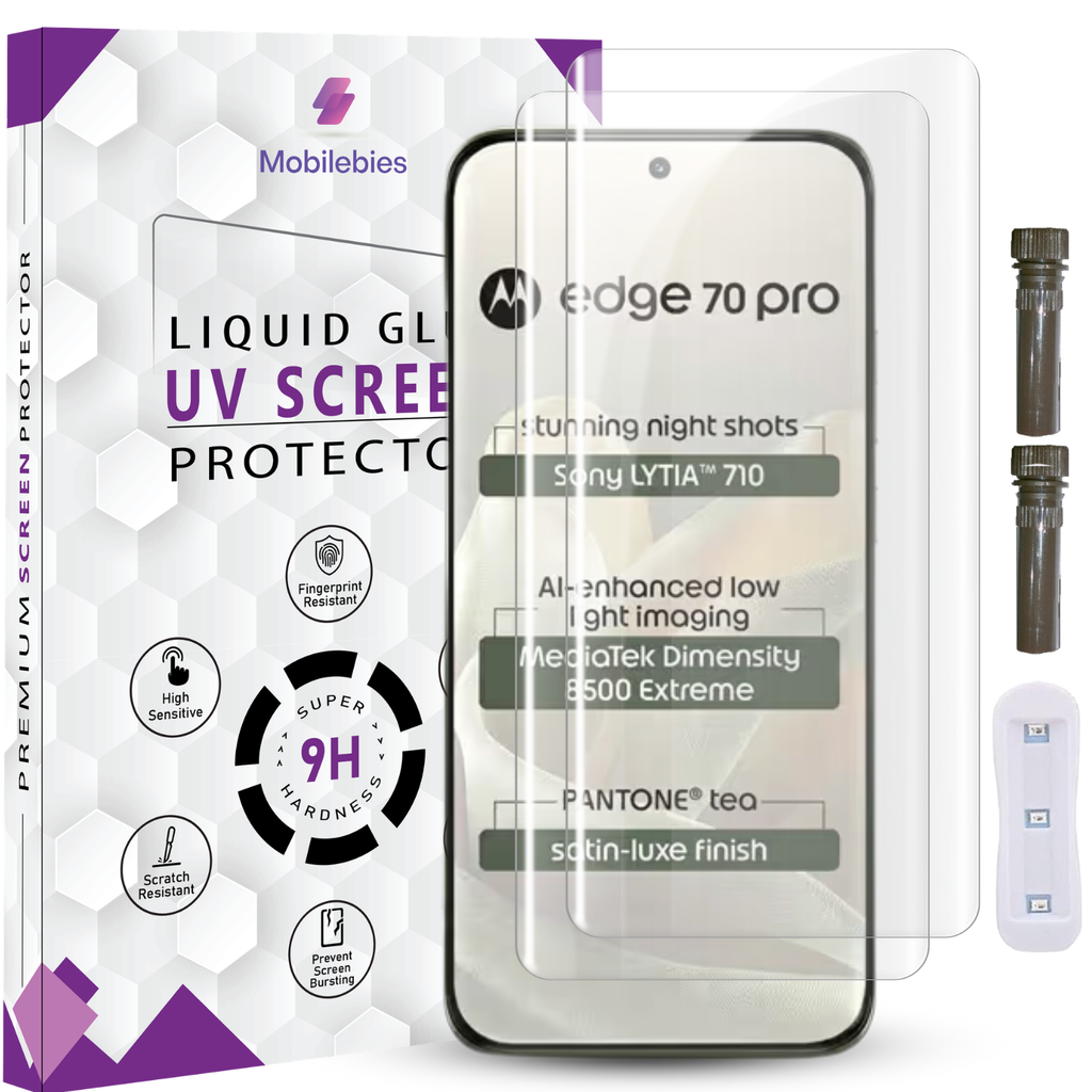 Moto Edge 70 Pro Advanced HD+ UV Glass Screen Protector