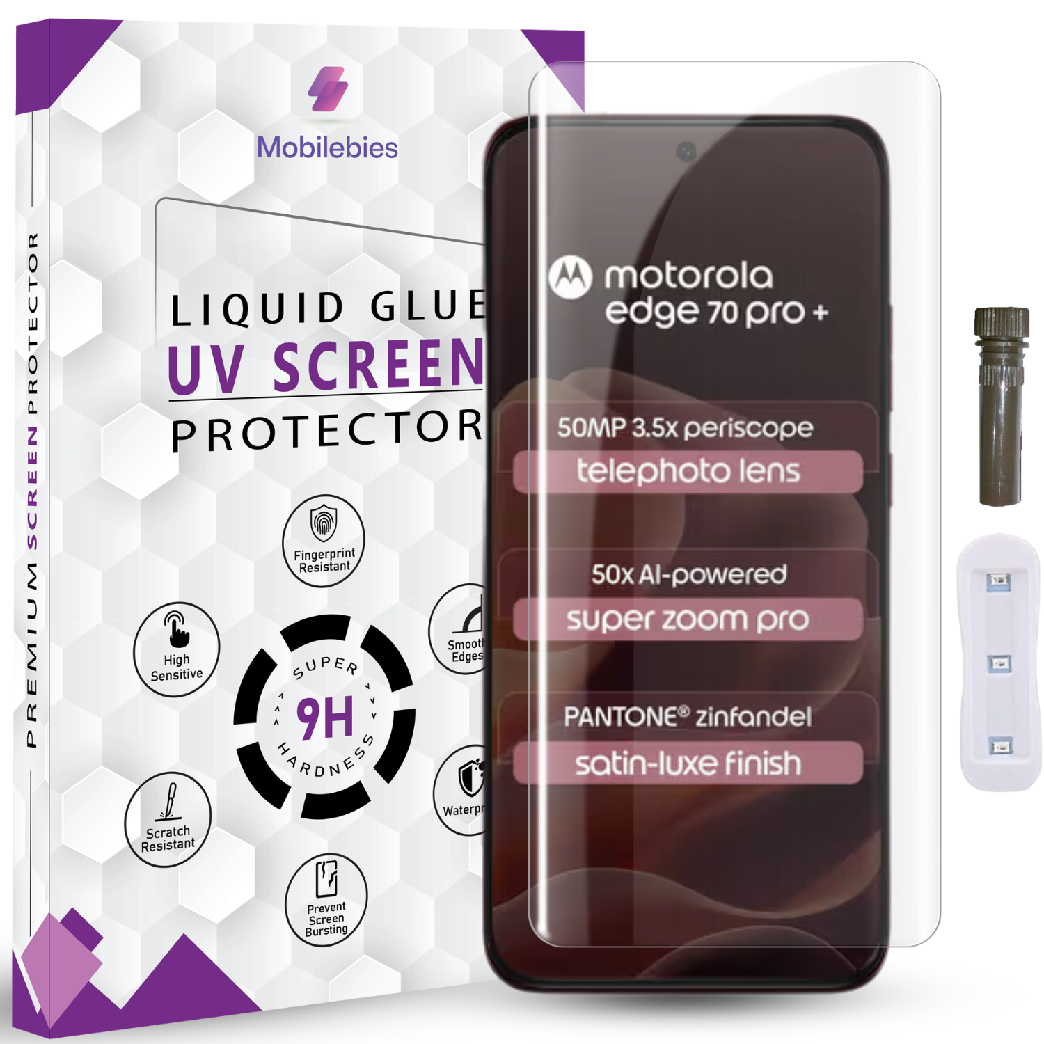 Motorola Edge 70 Pro+ Advanced HD+ UV Glass Screen Protector Main image