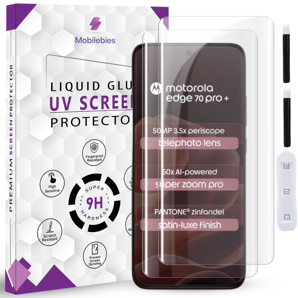 Motorola Edge 70 Pro+ Premium HD+ UV Glass Screen Protector