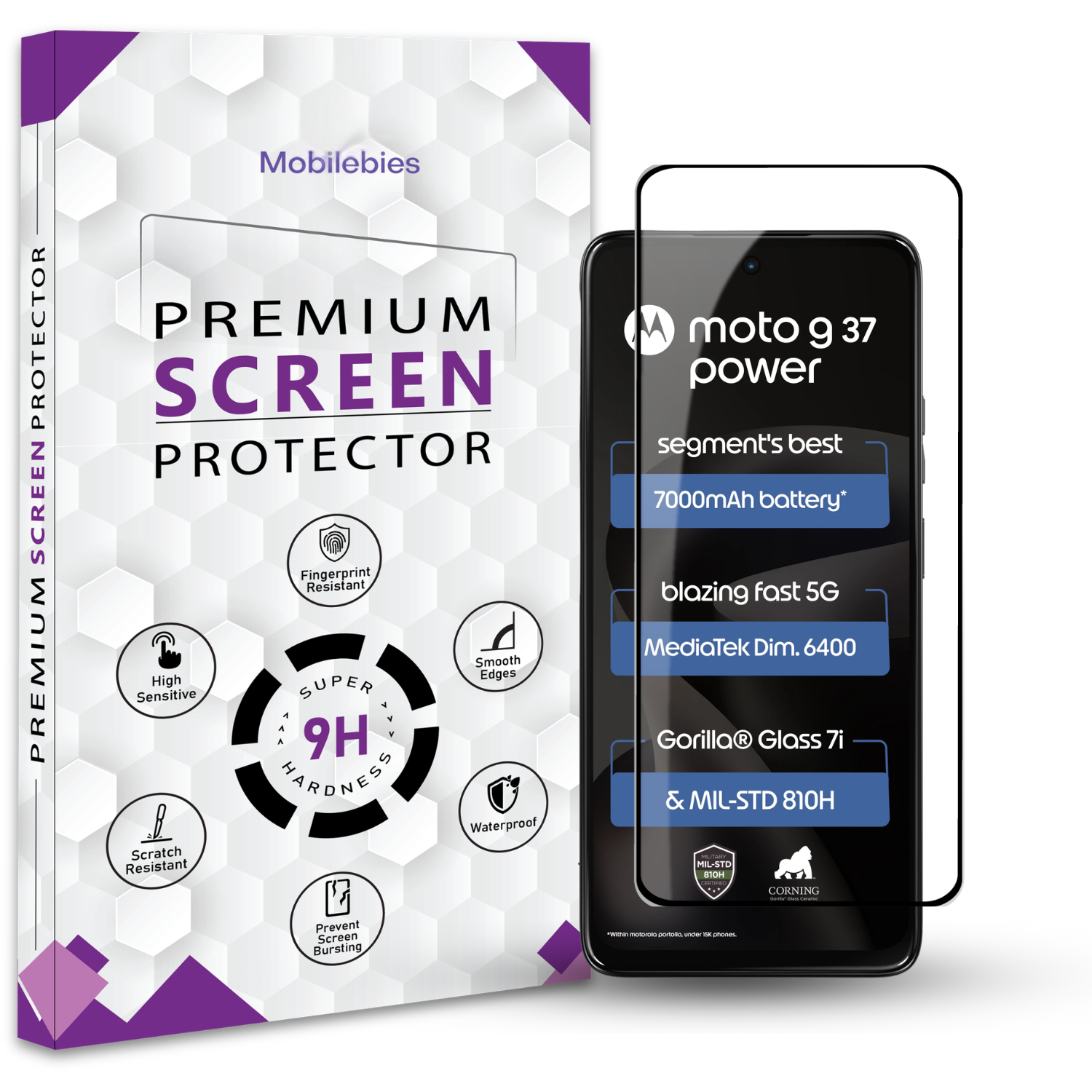 Motorola G37 Power OG Premium Screen Protector Main image
