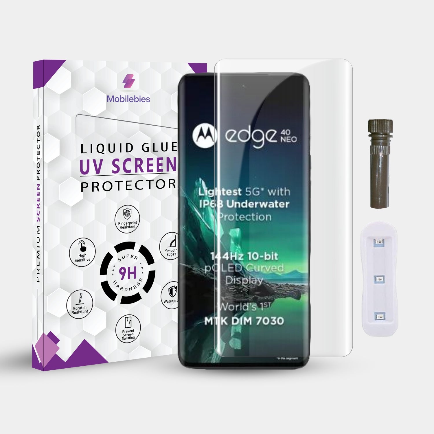 Motorola Edge 40 Neo 5G Advanced UV Screen Protector Main image