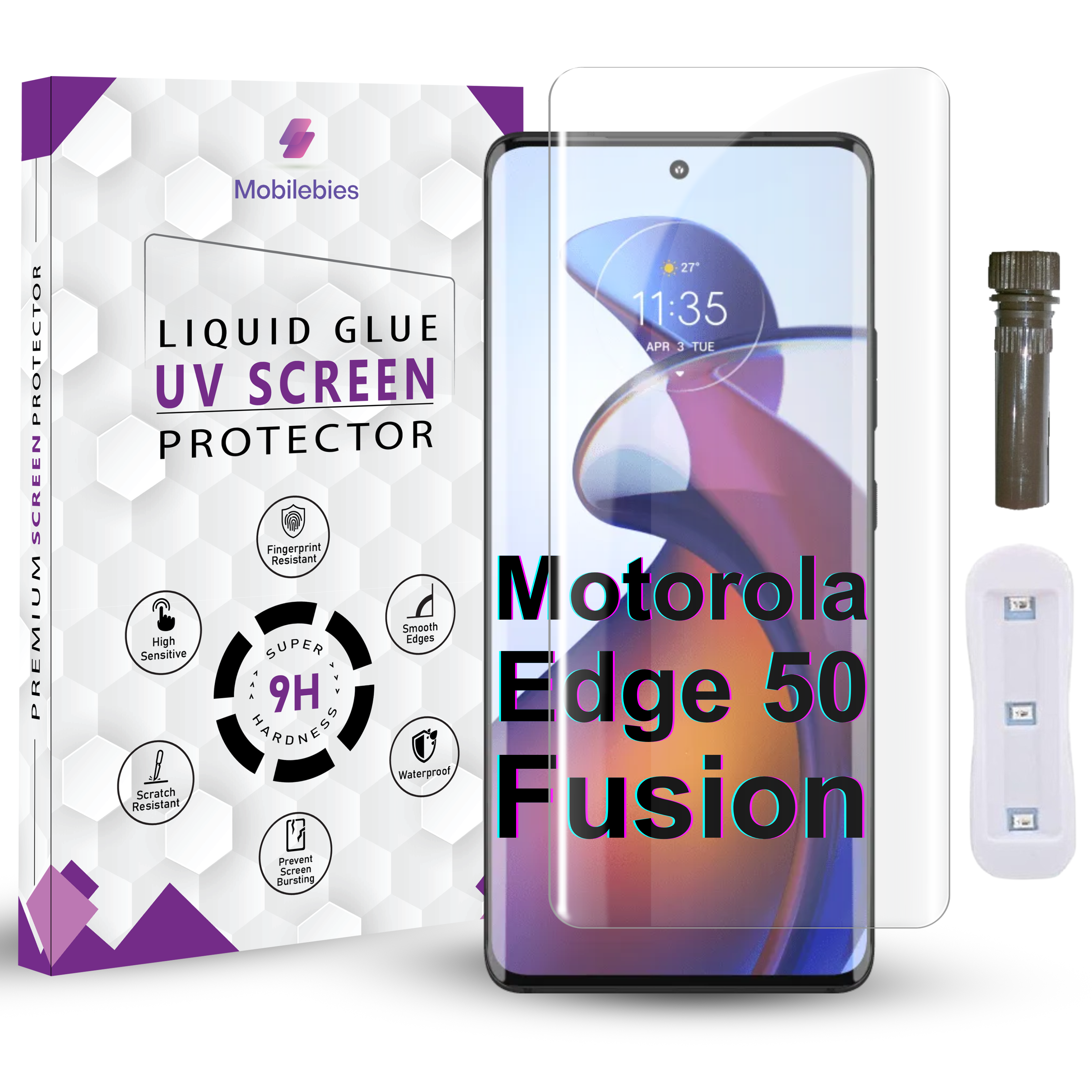 Motorola Edge 50 Fusion Advance UV Screen Protector Main image