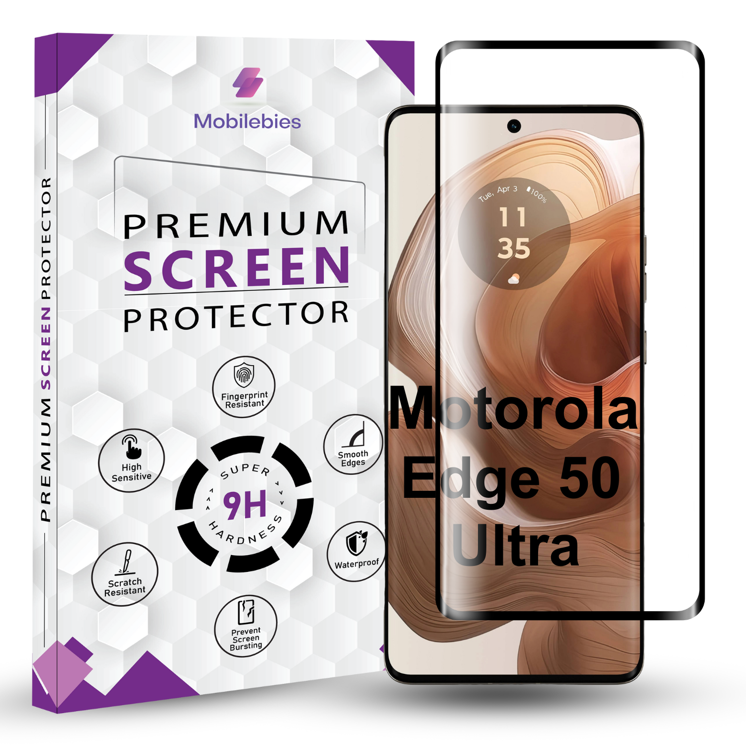 Motorola Edge 50 Ultra Full Glue Screen Protector Main image