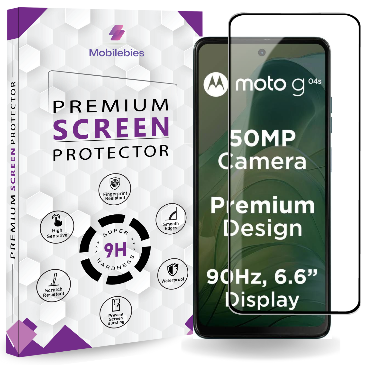 Motorola G04s OG Premium Screen Protector Main image