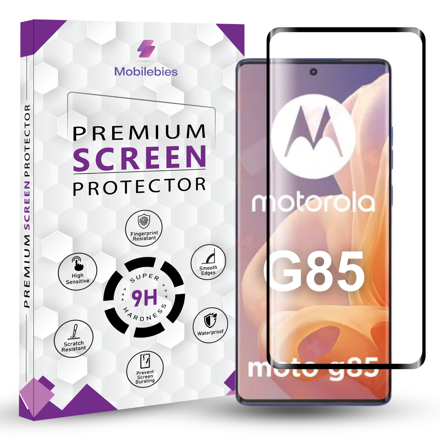 Motorola G85 Full Glue Screen Protector Main image