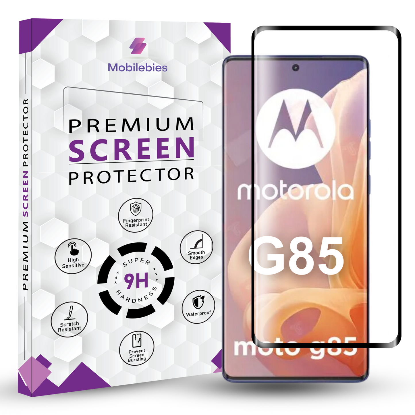 Motorola G85 Full Glue Screen Protector