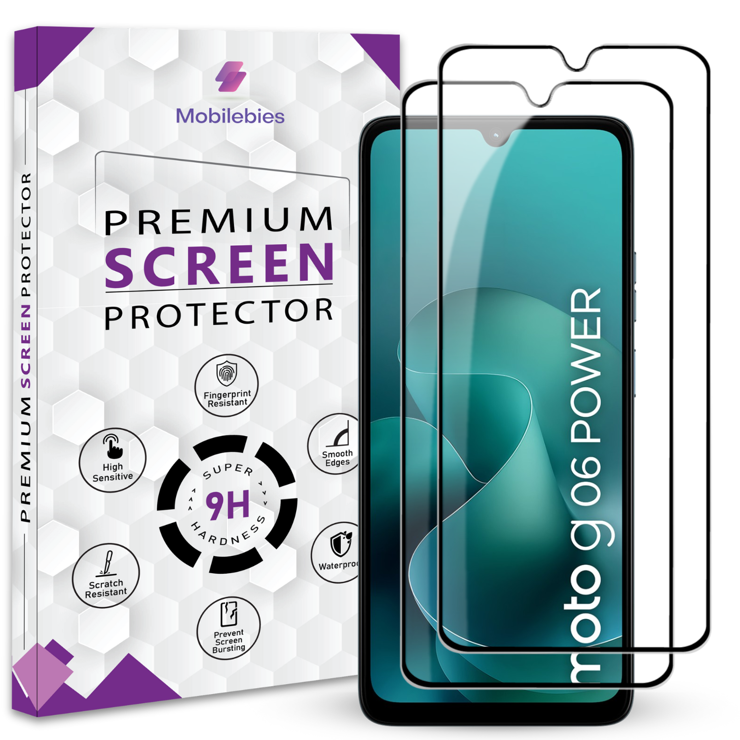 Tempered Glass for Motorola G06 Power Premium Screen Protector Guard Secondary image