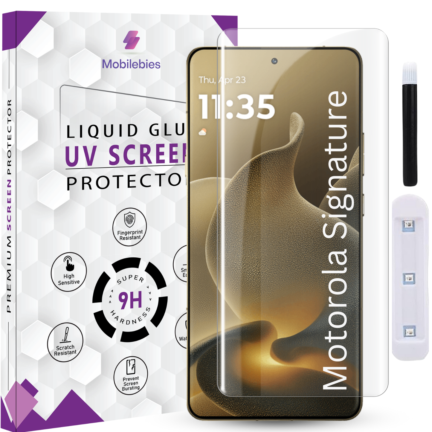 Motorola Signature Premium HD+ UV Glass Screen Protector