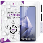 Tempered Glass For infinix Note 50s Premium HD+ UV Glass Screen Protector Guard