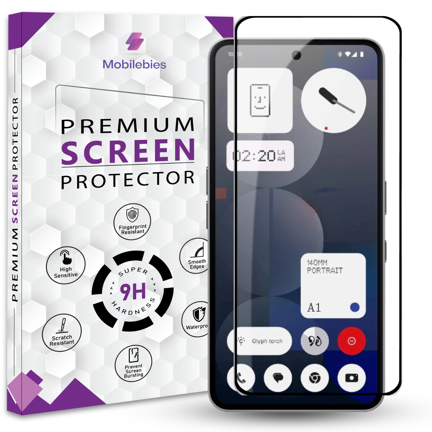 Tempered Glass for Nothing Phone 3a Premium Screen Protector Guard Main image