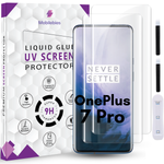 Tempered Glass For Oneplus 7 Pro Premium HD+ UV Glass Screen Protector Guard