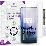 Tempered Glass For Oneplus 7 Pro Advanced HD+ UV Glass Screen Protector Guard