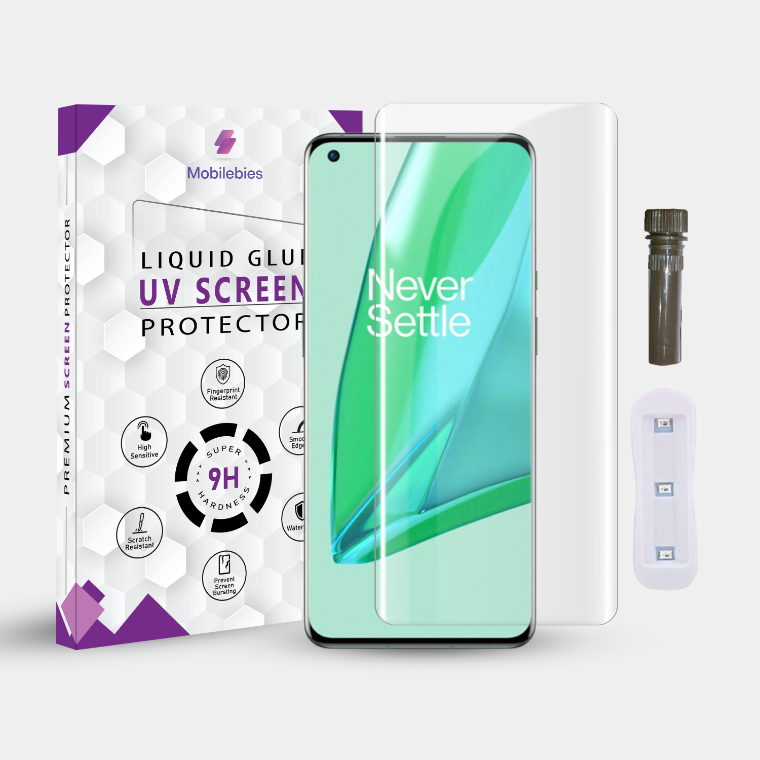 Tempered Glass For Oneplus10 Pro Advanced HD+ UV Glass Screen Protector Guard Main image