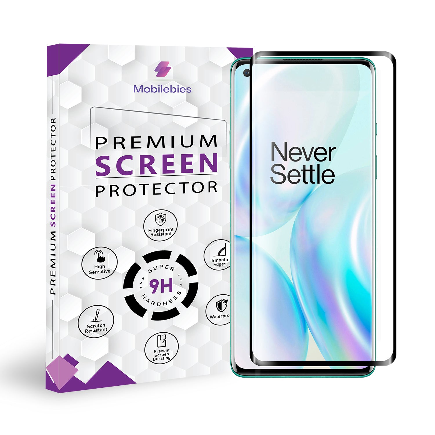 Oneplus 8 Full Glue Curved Screen Protector Main image