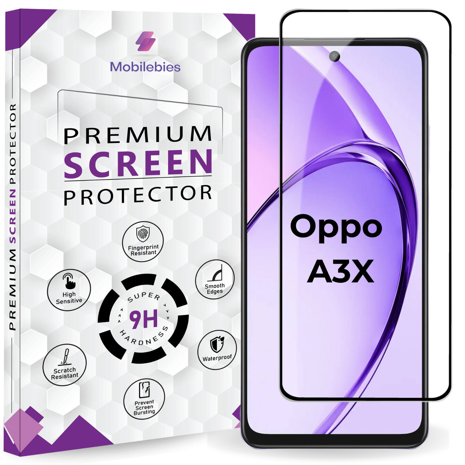 Oppo A3X 5G OG Premium Screen Protector Main image