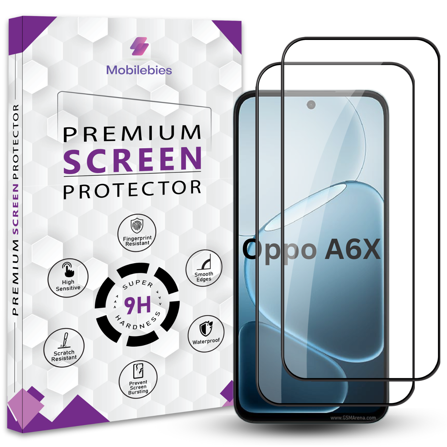 Oppo A6X OG Premium Screen Protector Secondary image